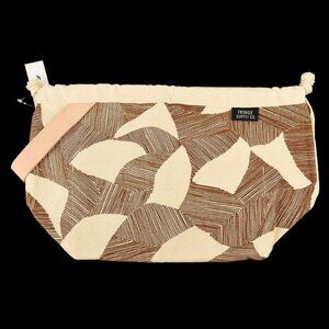 Jen Hewitt for Fringe Supply Co. Field Canvas Project Bag Leather Handle NEW